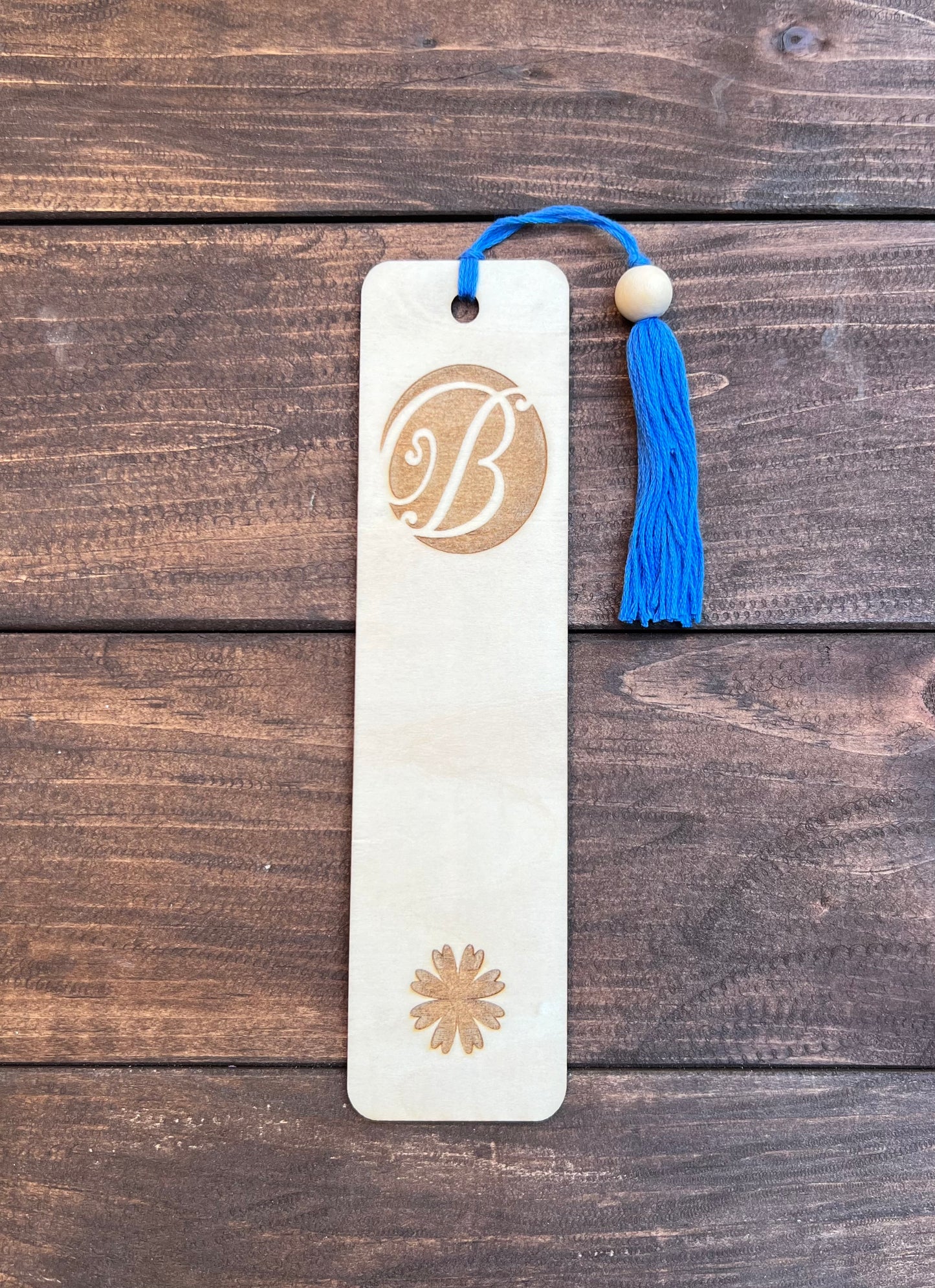 Personalized Laser Engraved Wood Bookmarks - Monogrammed Gifts for Book Lovers!