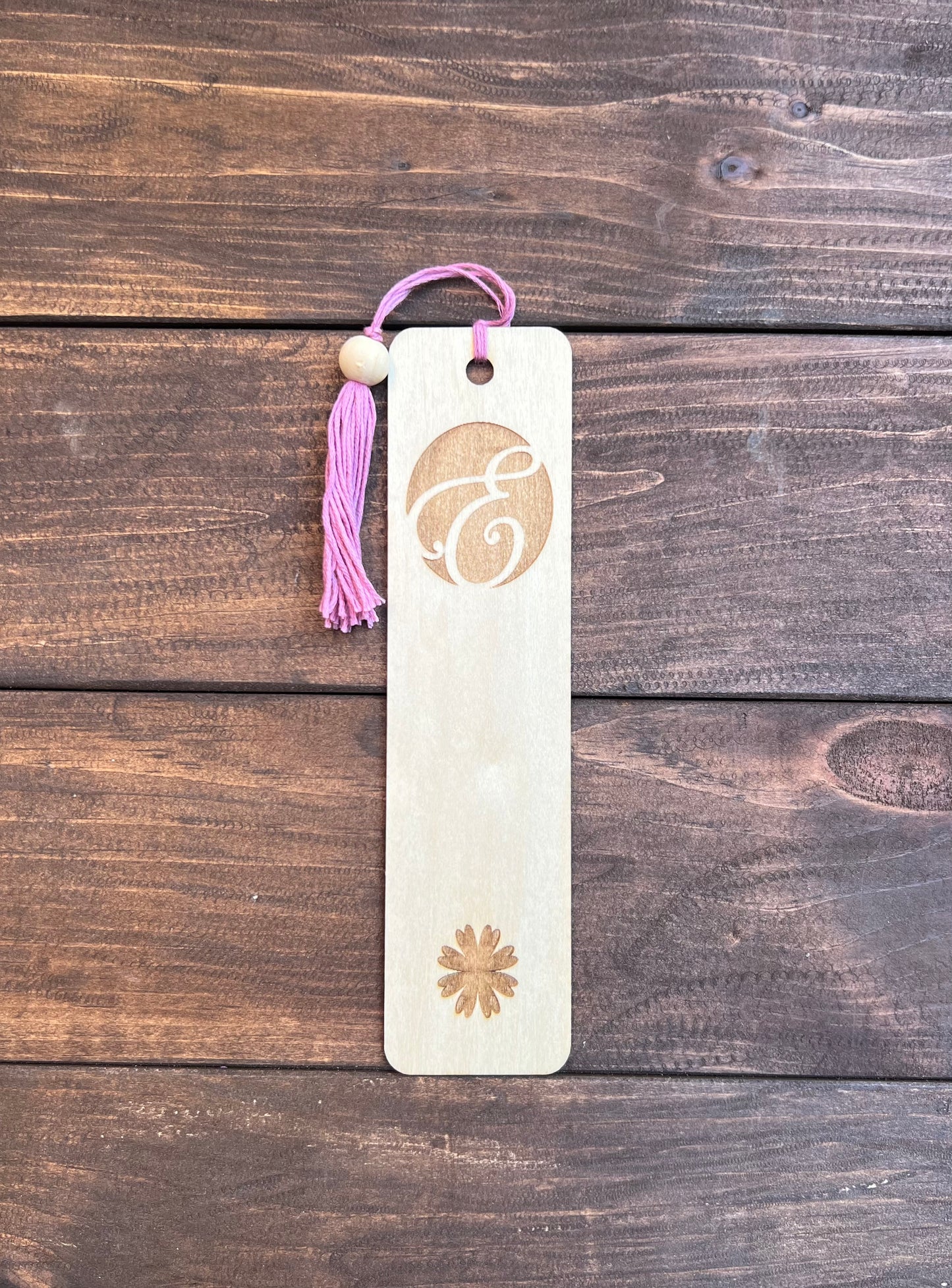 Personalized Laser Engraved Wood Bookmarks - Monogrammed Gifts for Book Lovers!