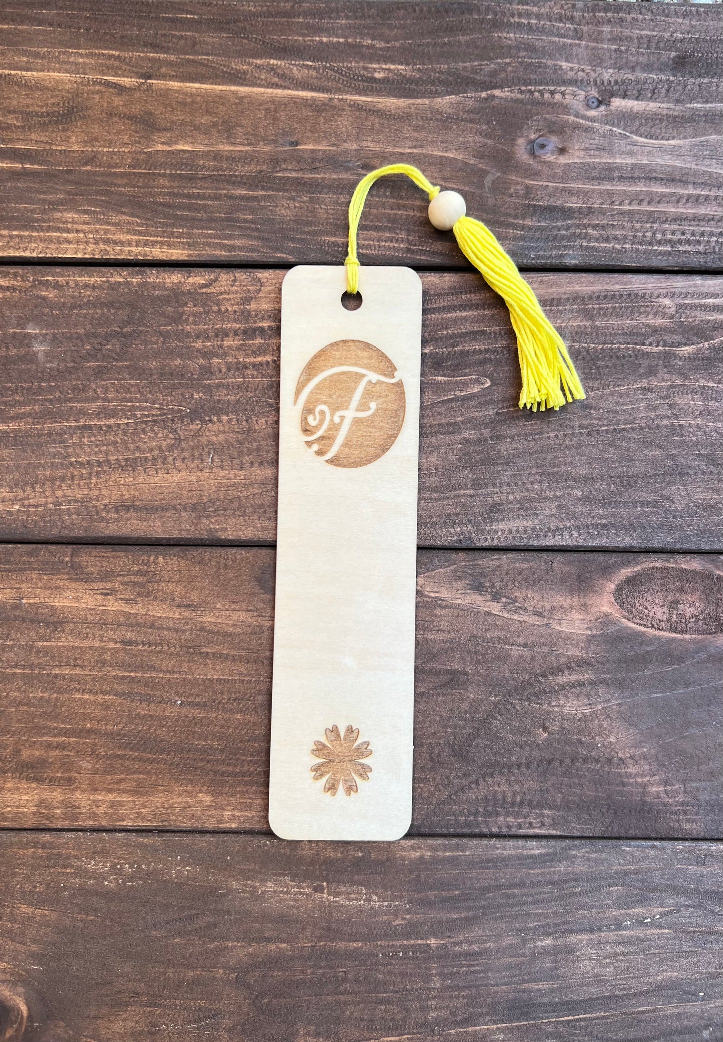 Personalized Laser Engraved Wood Bookmarks - Monogrammed Gifts for Book Lovers!