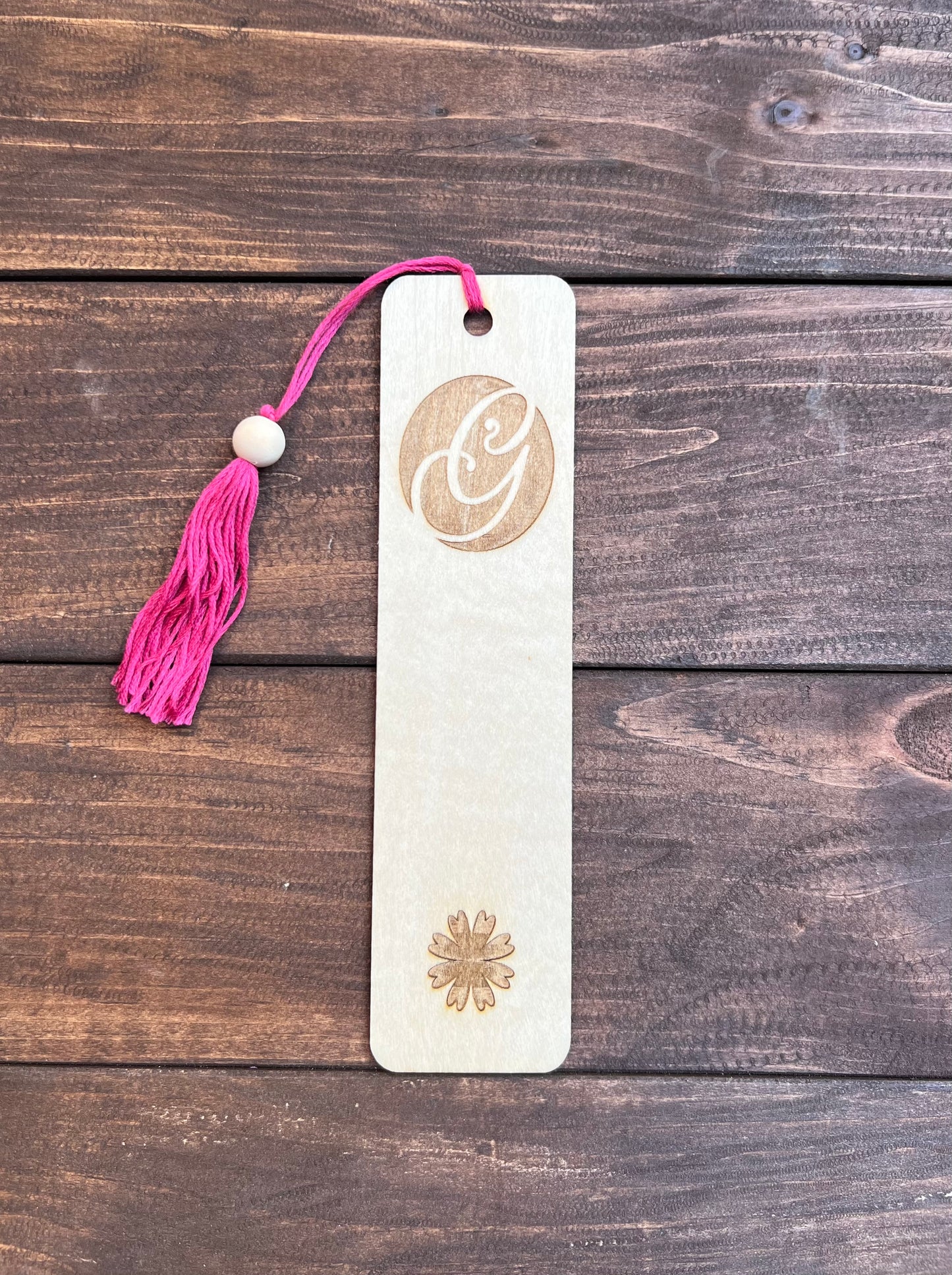 Personalized Laser Engraved Wood Bookmarks - Monogrammed Gifts for Book Lovers!
