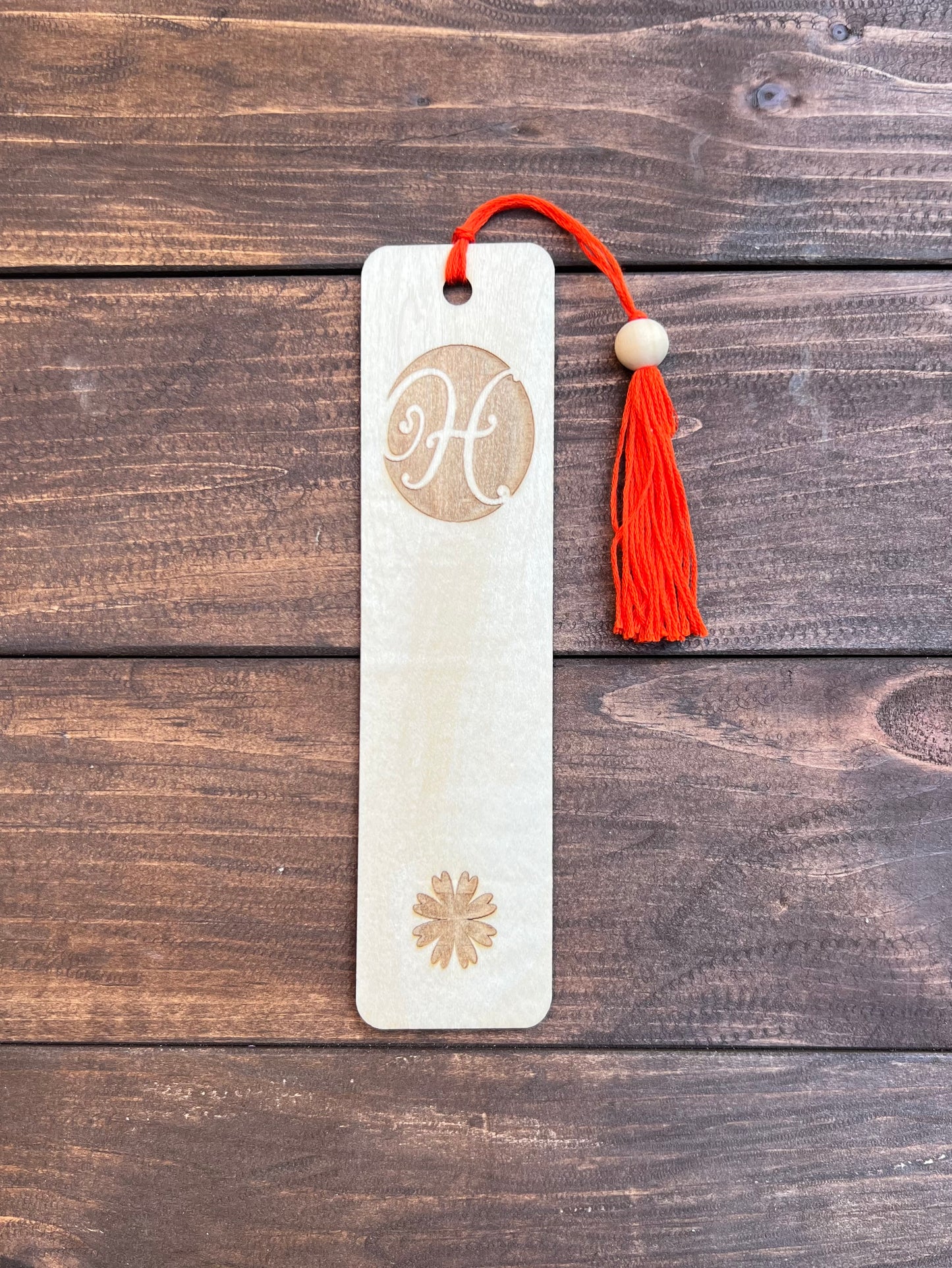 Personalized Laser Engraved Wood Bookmarks - Monogrammed Gifts for Book Lovers!