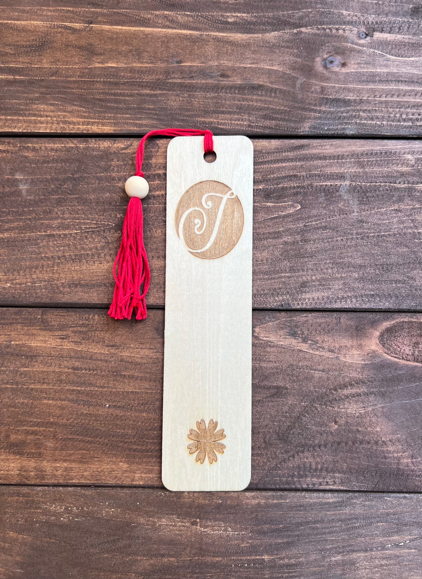 Personalized Laser Engraved Wood Bookmarks - Monogrammed Gifts for Book Lovers!