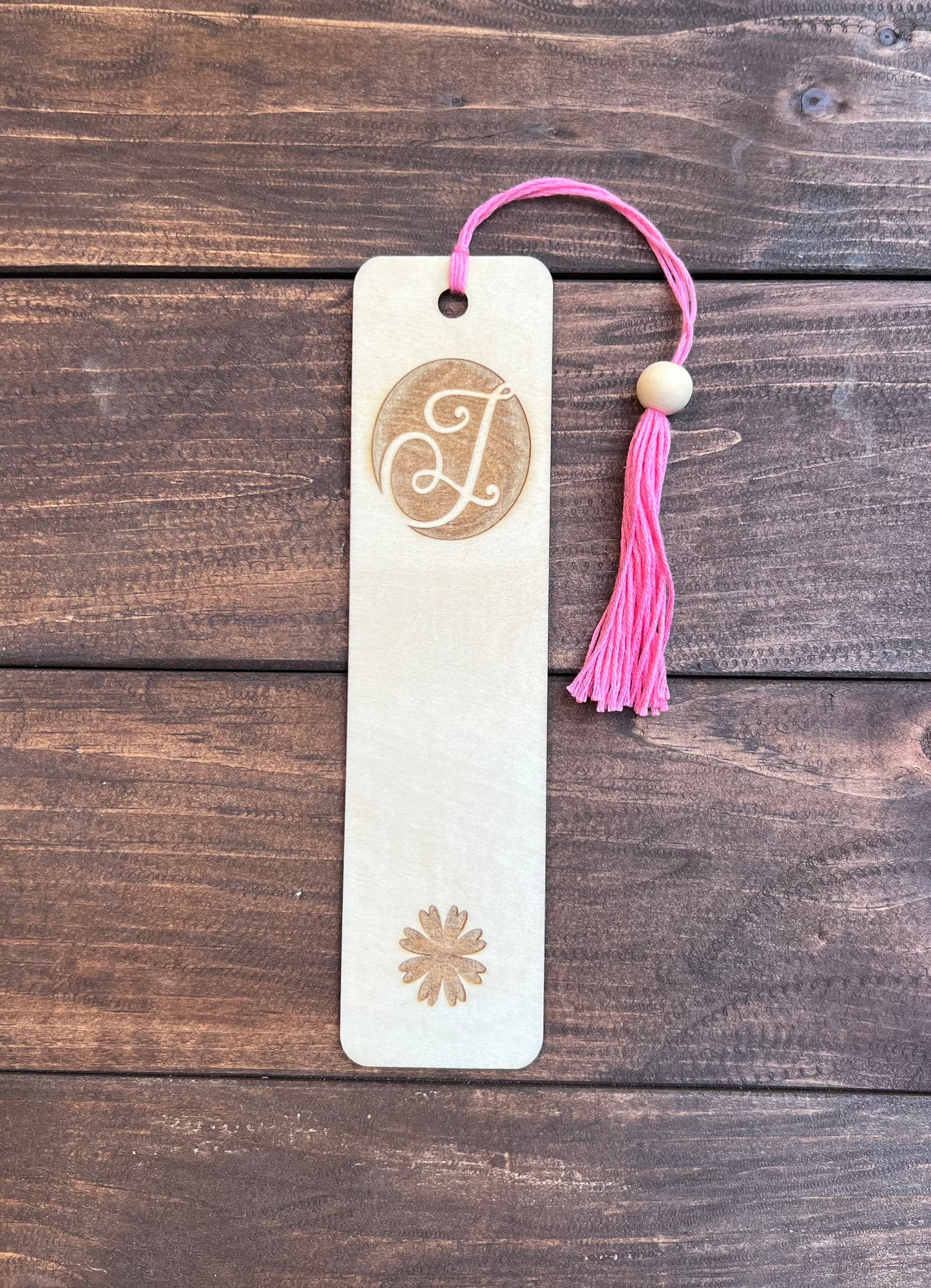 Personalized Laser Engraved Wood Bookmarks - Monogrammed Gifts for Book Lovers!