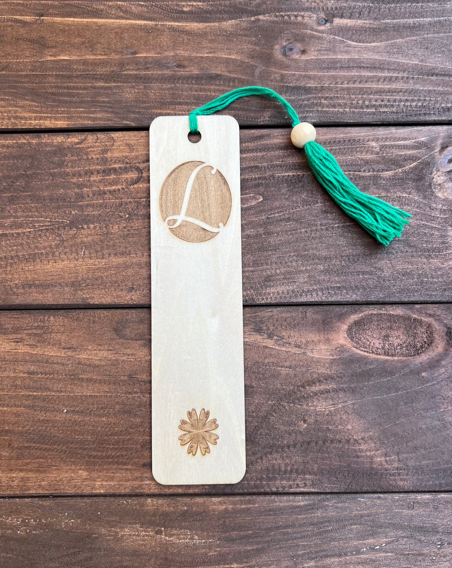 Personalized Laser Engraved Wood Bookmarks - Monogrammed Gifts for Book Lovers!