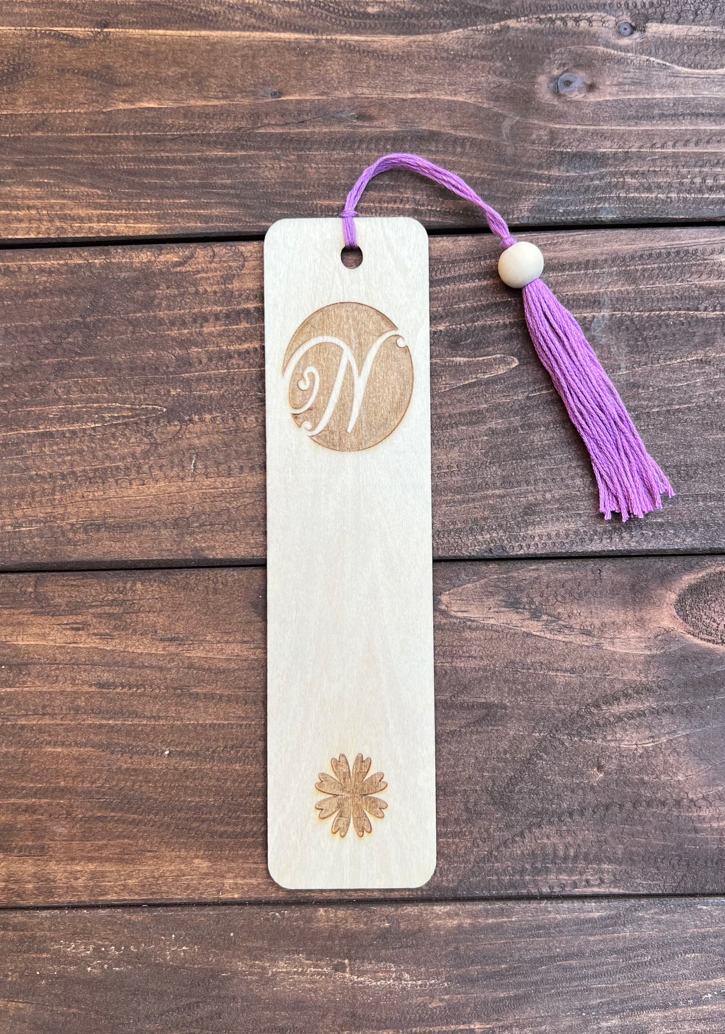 Personalized Laser Engraved Wood Bookmarks - Monogrammed Gifts for Book Lovers!