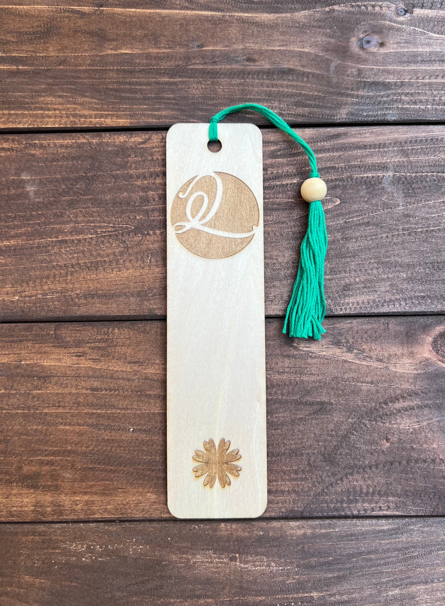 Personalized Laser Engraved Wood Bookmarks - Monogrammed Gifts for Book Lovers!