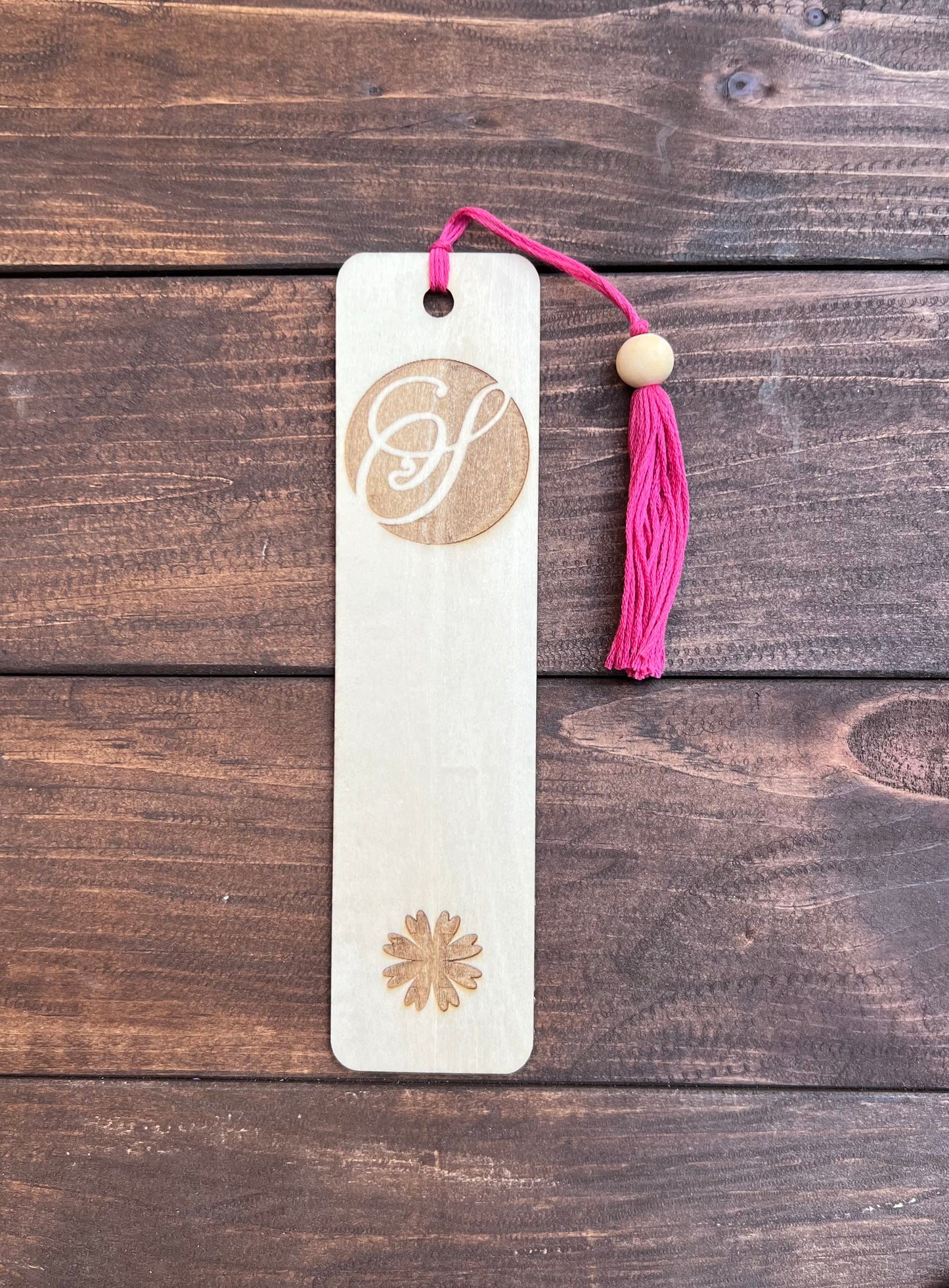 Personalized Laser Engraved Wood Bookmarks - Monogrammed Gifts for Book Lovers!
