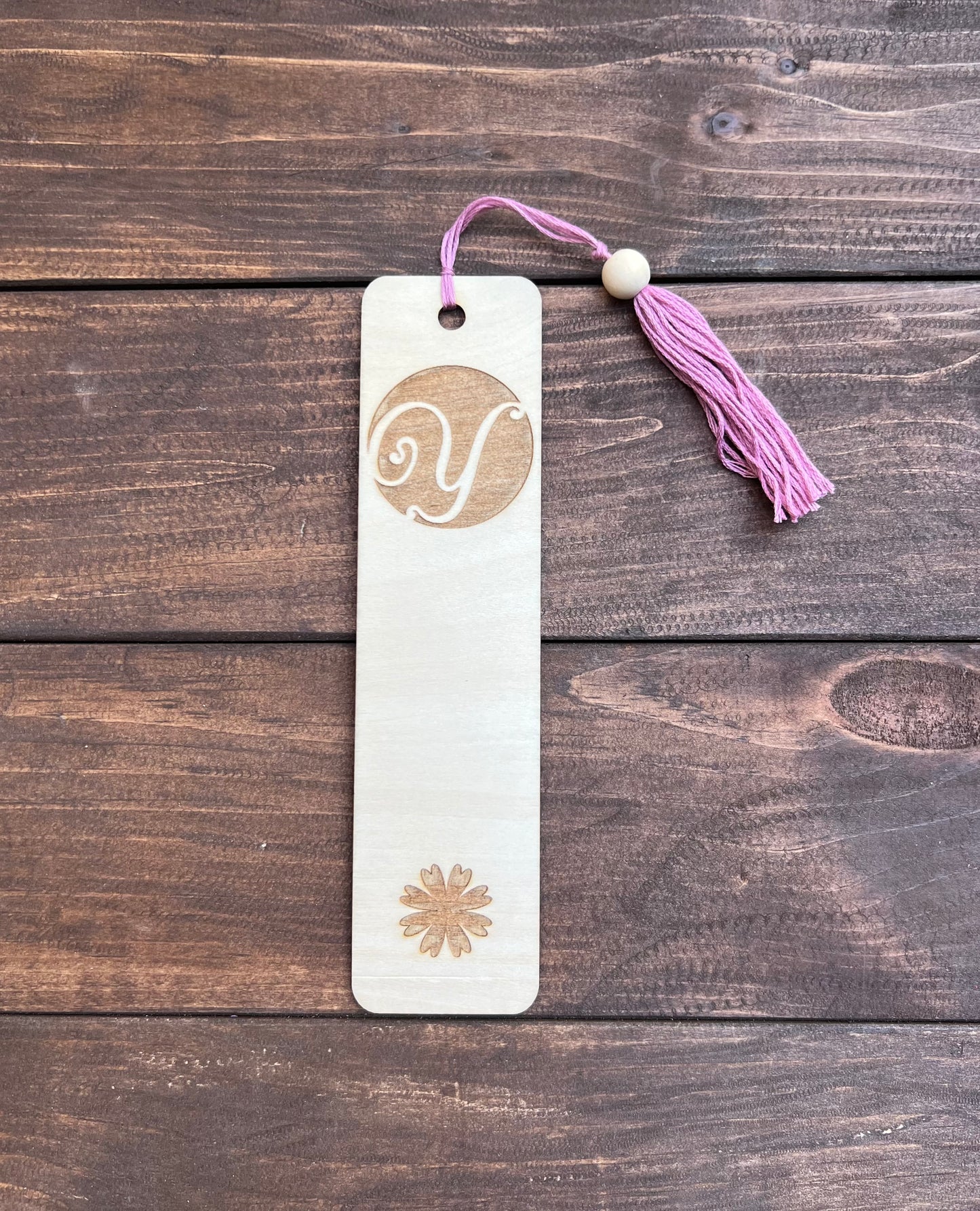 Personalized Laser Engraved Wood Bookmarks - Monogrammed Gifts for Book Lovers!