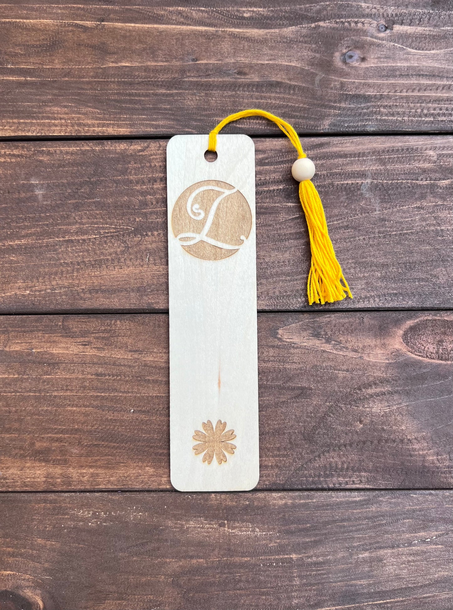 Personalized Laser Engraved Wood Bookmarks - Monogrammed Gifts for Book Lovers!