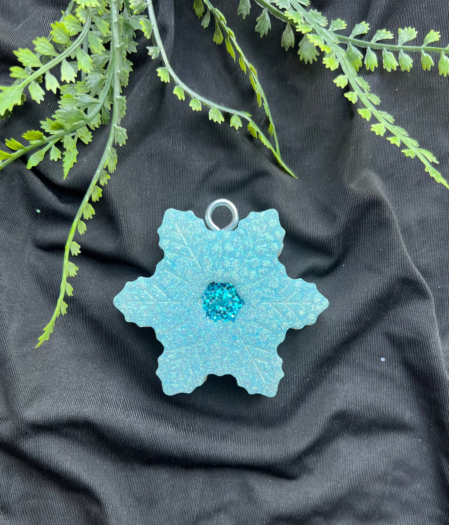 Winter Inspired Car Mirror Freshie - Pretty Snowflake Design