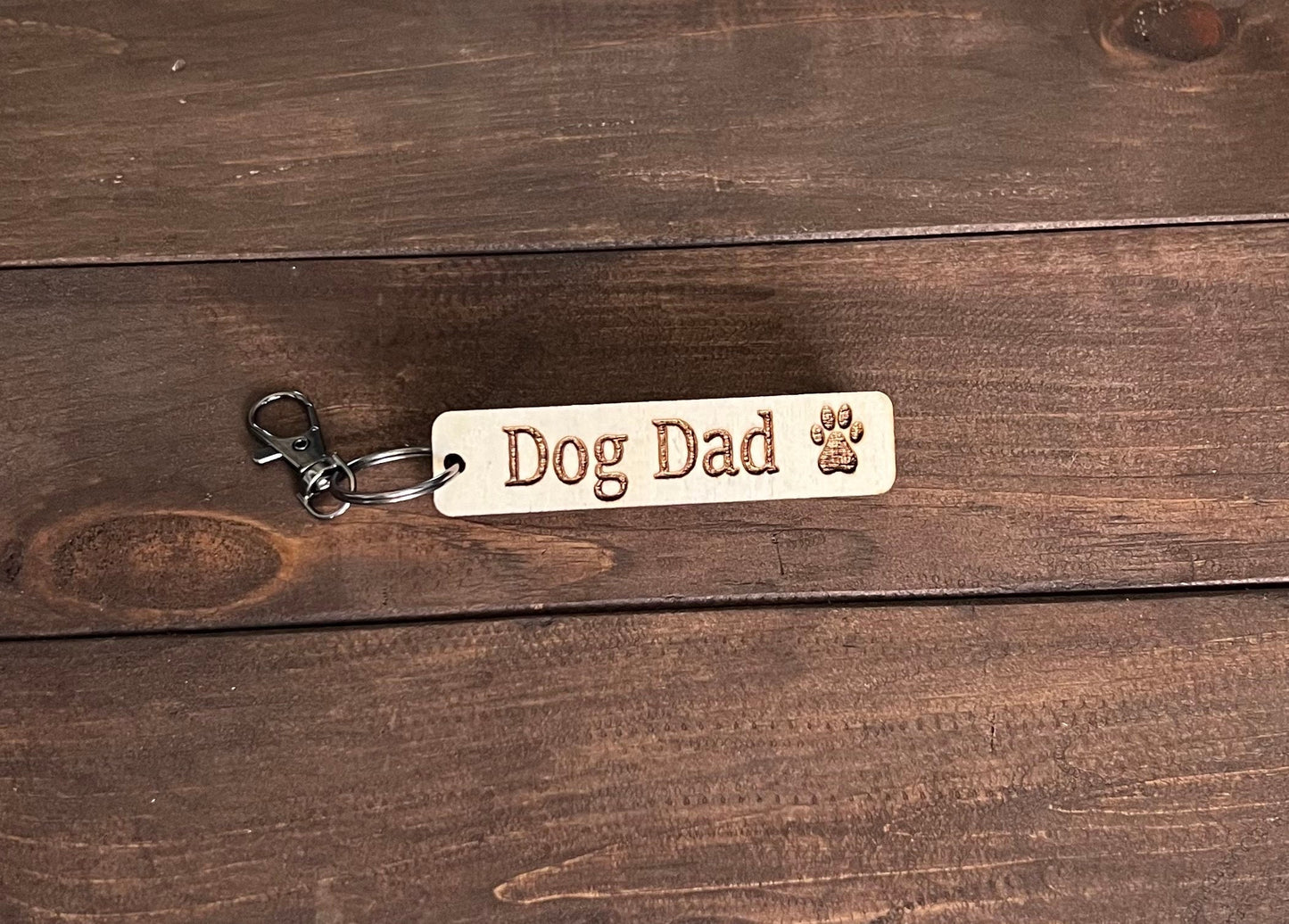 Laser engraved pet keychain - Customizable with your adorable pets name!